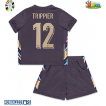 England Kieran Trippier #12 Bortedraktsett Barn EM 2024 Kortermet (+ Korte bukser)